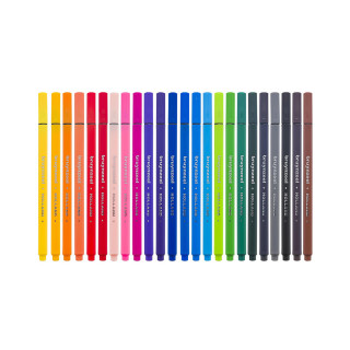 Сет фајнлајнери, Bruynzeel - Basic Colours, 24 бои 