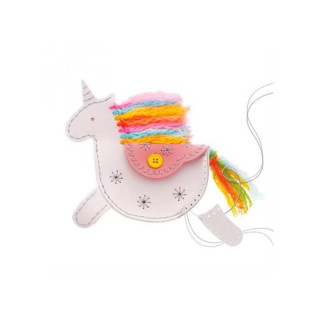 Сет за изработка, Kidz Maker, My Unicorn Faux Leather Pouch 