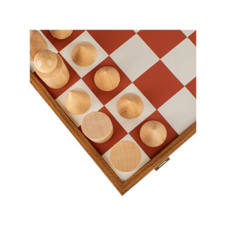Сет за шах, Bauhaus Style, теракота, 40 x 40 cm 