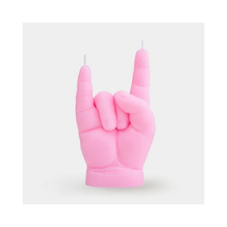 Свеќа, Baby Hand Candle, You Rock, розева 