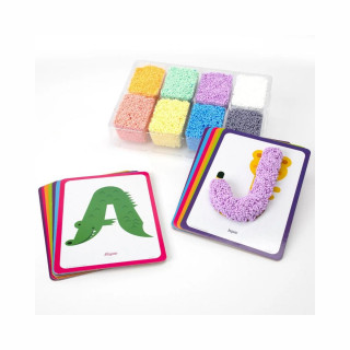 Сет за моделирање и учење - Букви, Playfoam® Shape & Learn Letter Sounds 