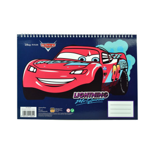 Скицник со стикери, Pixar: Cars - Lightning McQueen, 23 x 33 cm, 40 листови 