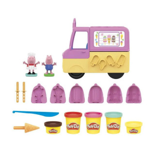 Креативен сет за игра, Peppa Pig - Peppa's Ice Cream Playset 