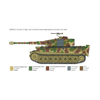 Макета, Pz.Kpfw. VI Tiger I Ausf. E late production, 1:35 