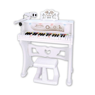 Електронско пијано со столче и микрофон, Toy Band, Upright Electronic Piano, 37 клавиши 