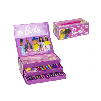 Сет за цртање и боење - куферче, Barbie 