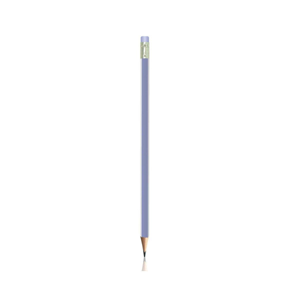 Дрвен молив со гума, S-Cool - Pastel, HB, 5 бои 