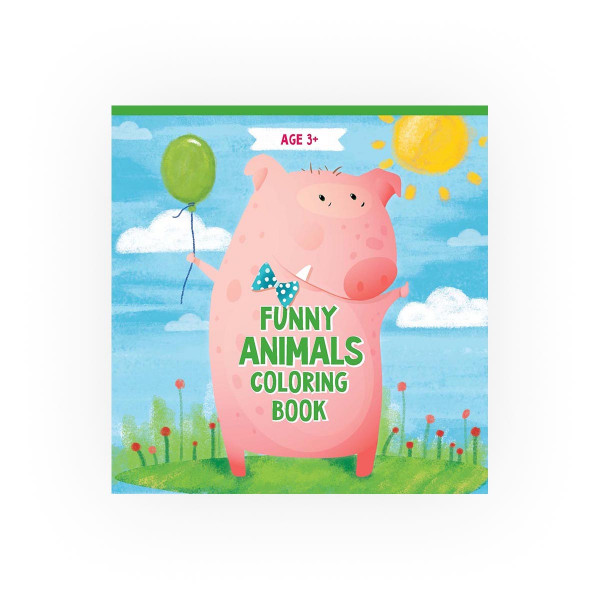Funny animals- coloring book 