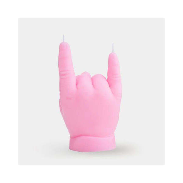 Свеќа, Baby Hand Candle, You Rock, розева 