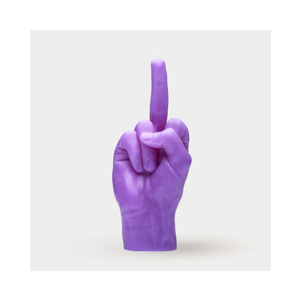 Свеќа, Hand Gesture Candles, F*ck you, виолетова 