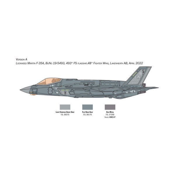 Макета, F-35A LIGHTNING II CTOL version (Beast Mode), 1:72 