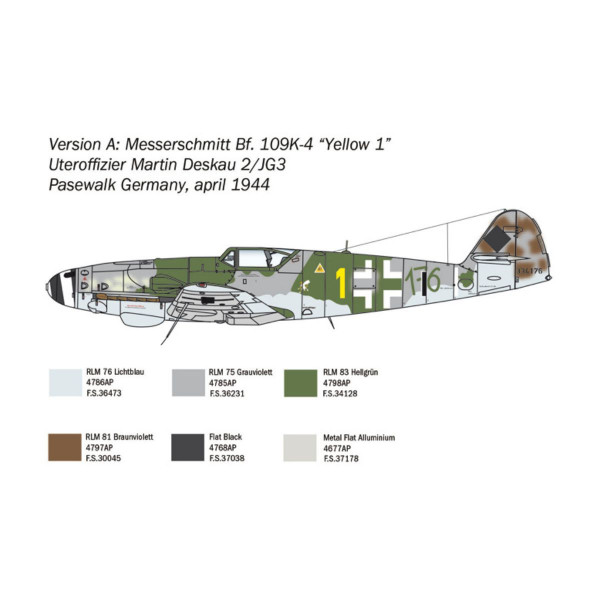 Макета, Messerschmitt Bf 109 K-4, 1:48 