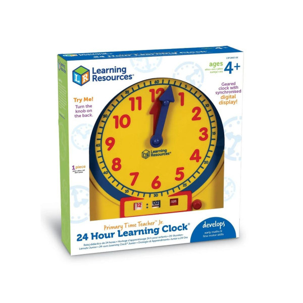 Едукативен часовник, Primary Time Teacher - 24 Hour Learning Clock 