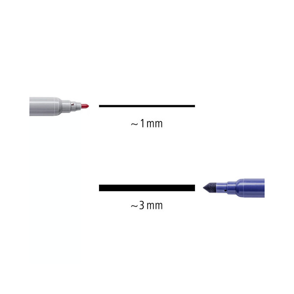 Сет од 10 двострани фломастери, STAEDTLER® 3280 