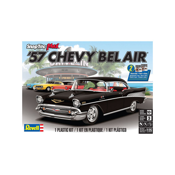 Макета, 1957 Chevy Bel Air (Snap-Tite), 1:25 