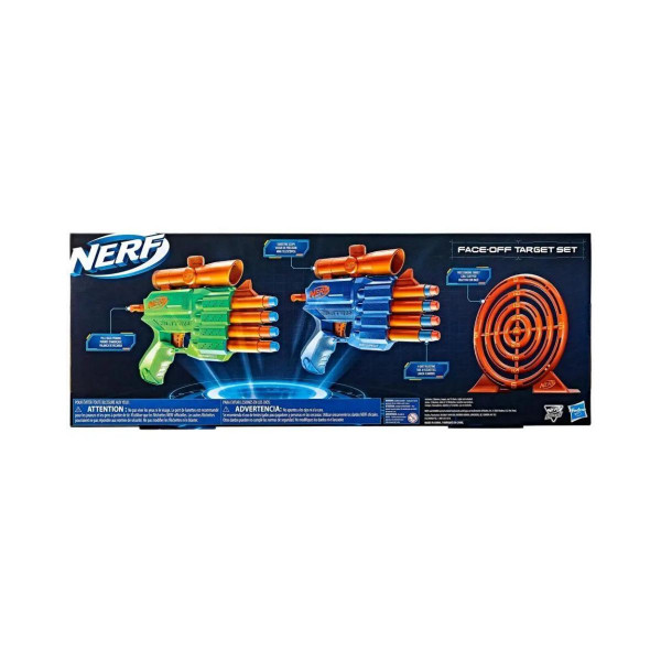 Сет играчки пушки со мека муниција, Nerf Elite 2.0 Face Off Target Set 