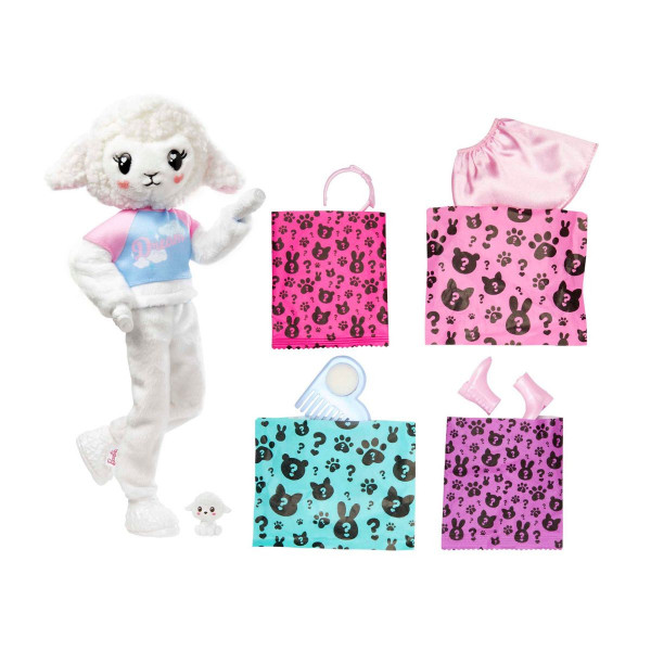 Барби кукла, Barbie: Cutie Reveal - Cozy Tees: Lamb 