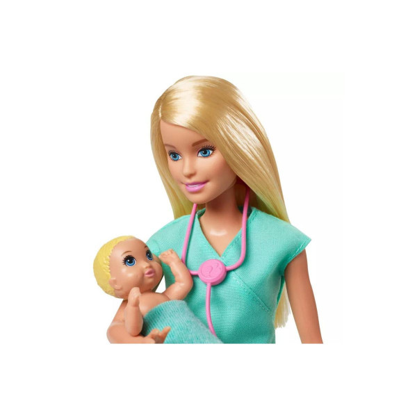 Сет за игра, Barbie: You Can Be Anything - Baby Doctor 