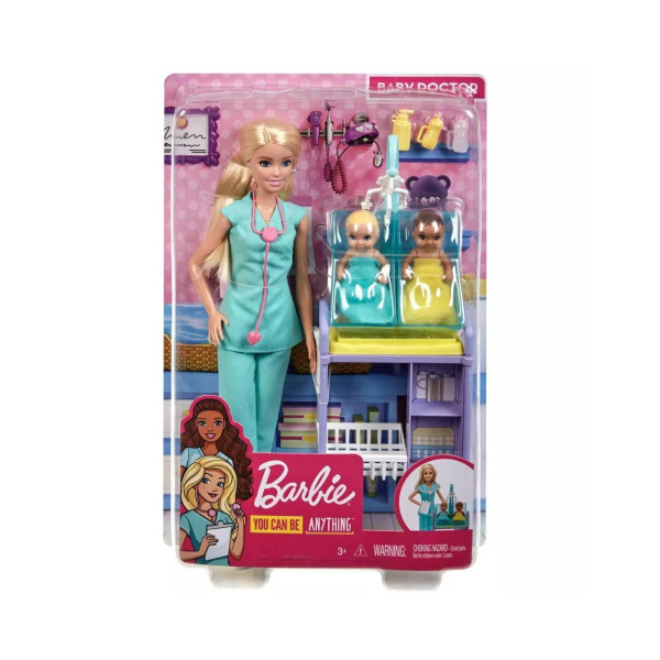 Сет за игра, Barbie: You Can Be Anything - Baby Doctor 