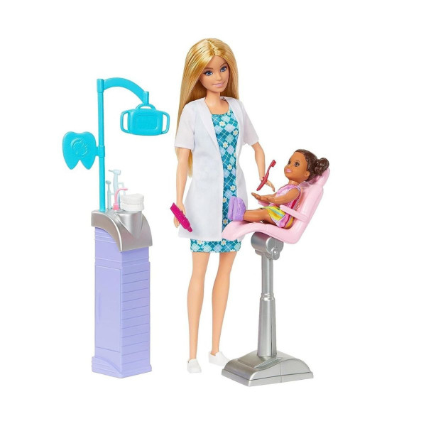 Сет за игра, Barbie: You Can Be Anything - Dentist Blonde 