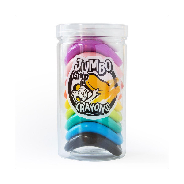 Мрсни боички - ergonomski, Jumbo Grip Crayons, 10 бои 