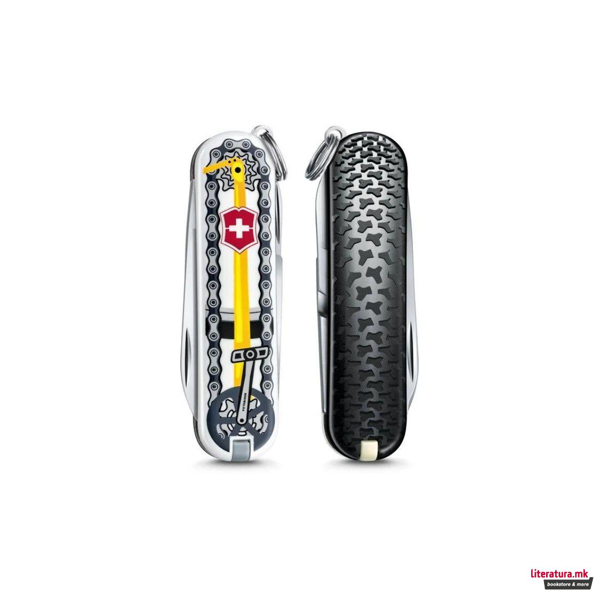 Џебно ноже, Victorinox, Classic Limited Edition 2020 - Bike Ride, 58мм 