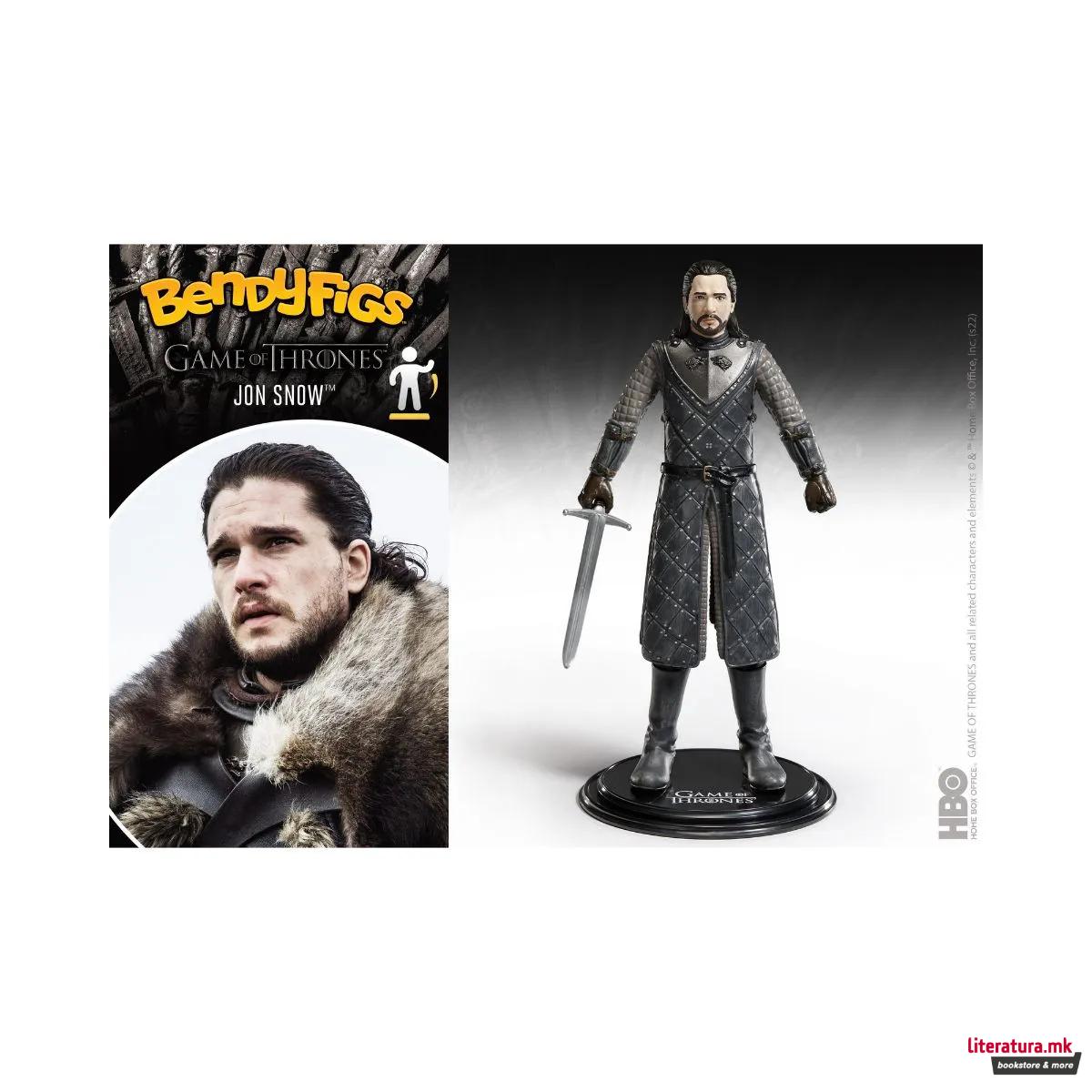 Фигура, Bendyfigs, Game of Thrones - Jon Snow 