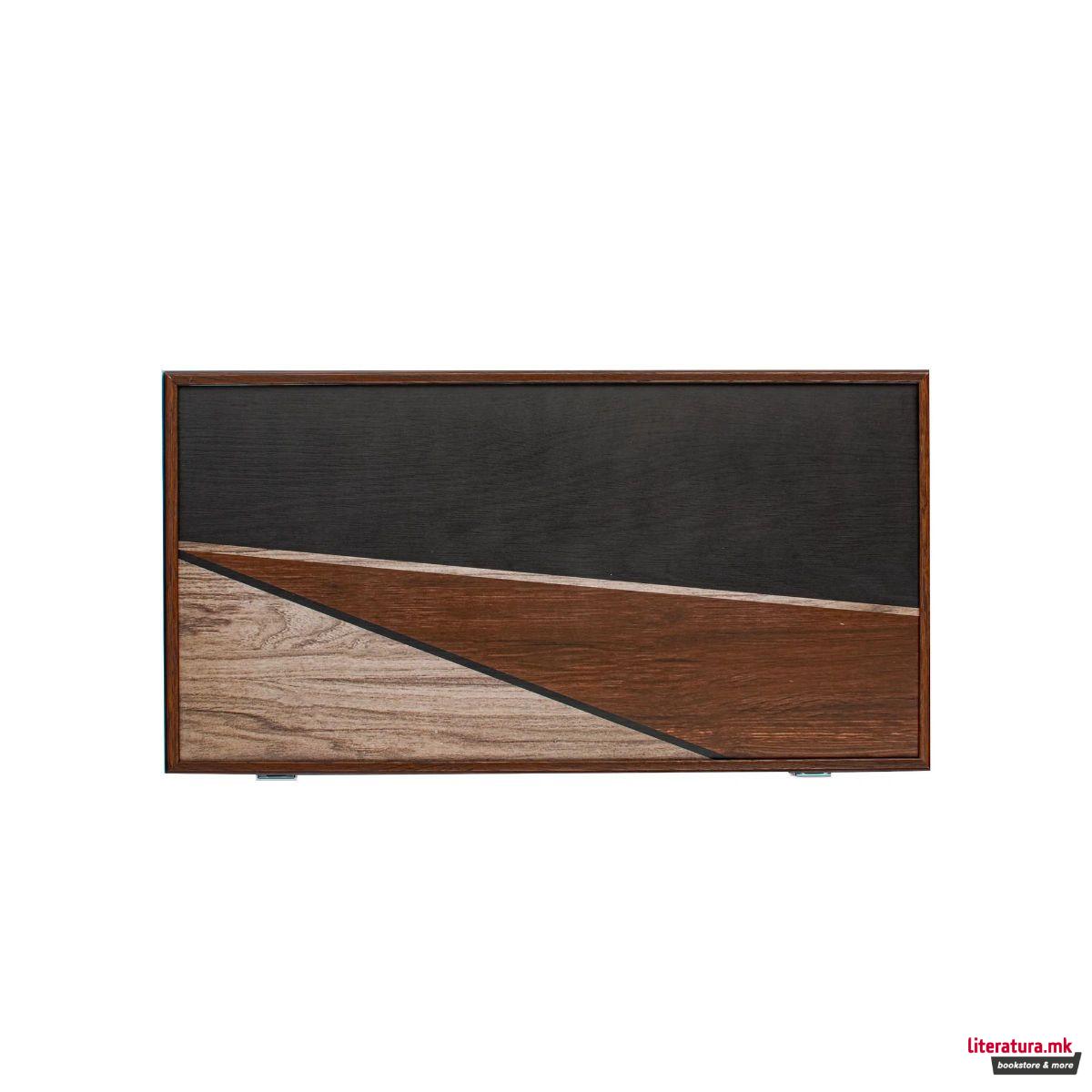 Сет за табла - рачна изработка, Minimalistic Wood Design - Elegant Simplicity 