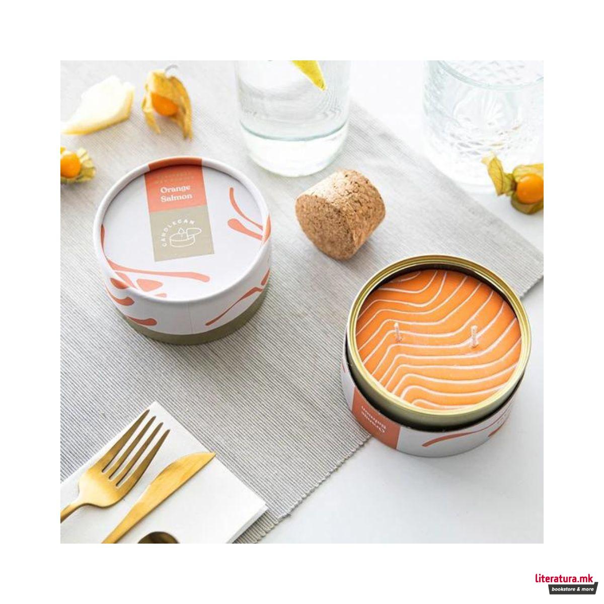 Свеќа, Gourmet Food Candles, Orange Salmon 