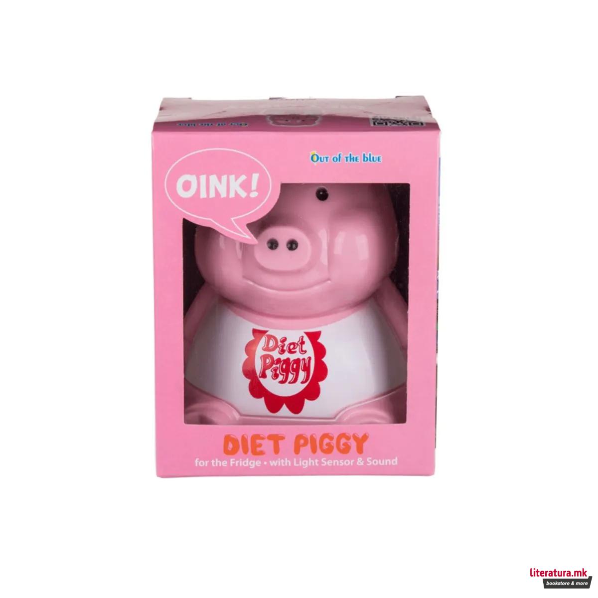 Забавна фигура за во фрижидер - Diet Piggy 