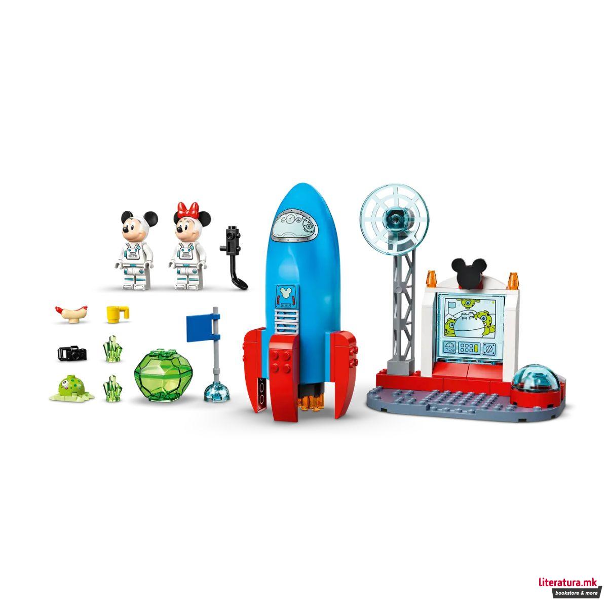 LEGO коцки, Disney, Mickey Mouse & Minnie Mouse's Space Rocket 