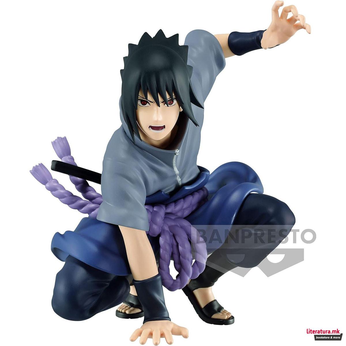 Фигура, BANPRESTO, Naruto Shippuden - Uchiha Sasuke (Panel Spectacle), 9cm 