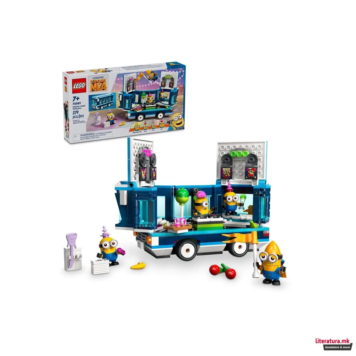 LEGO коцки, Despicable Me 4 - Minions' Music Party Bus 