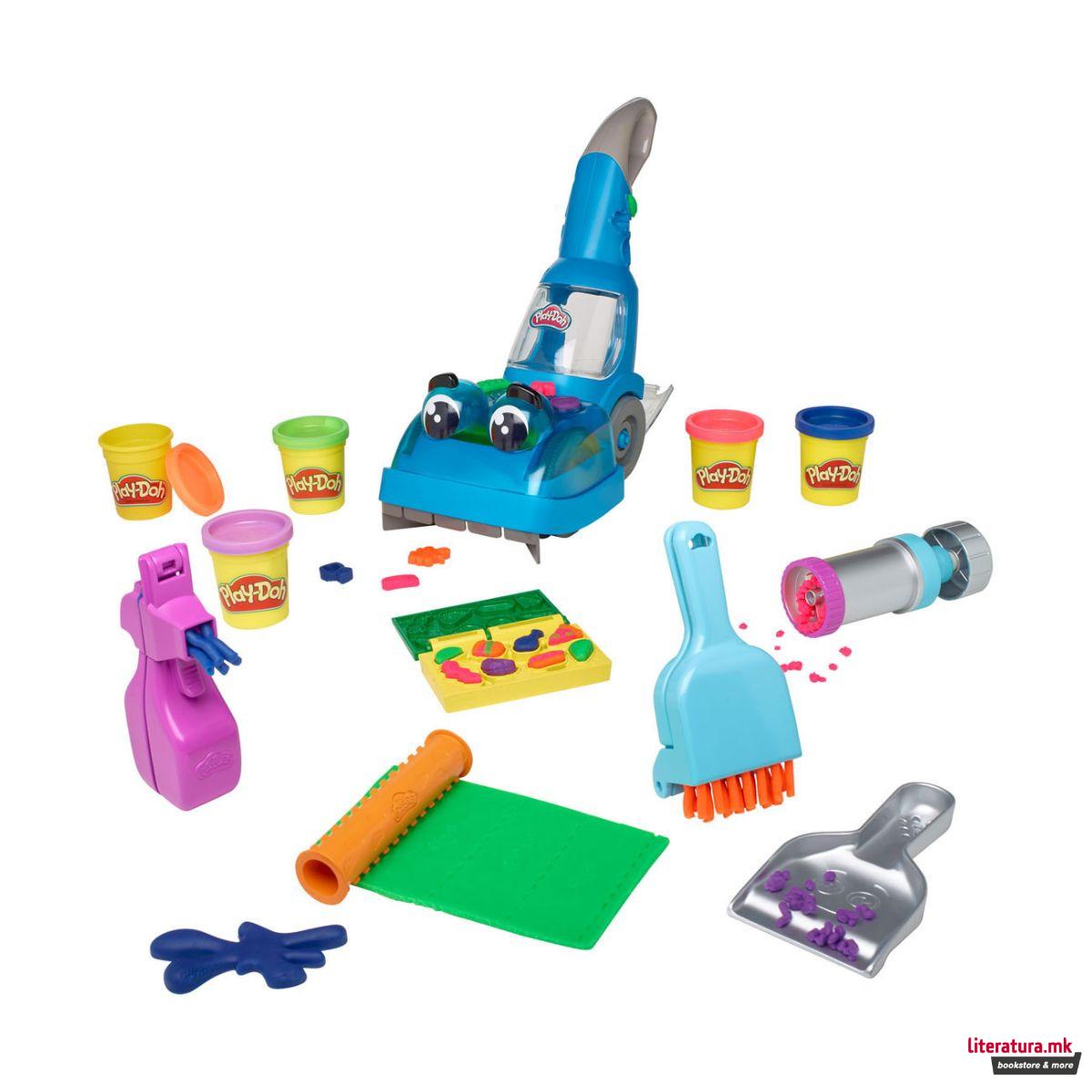 Креативен сет за игра, Play-Doh - Zoom Zoom Vacuum'N Cleanup 