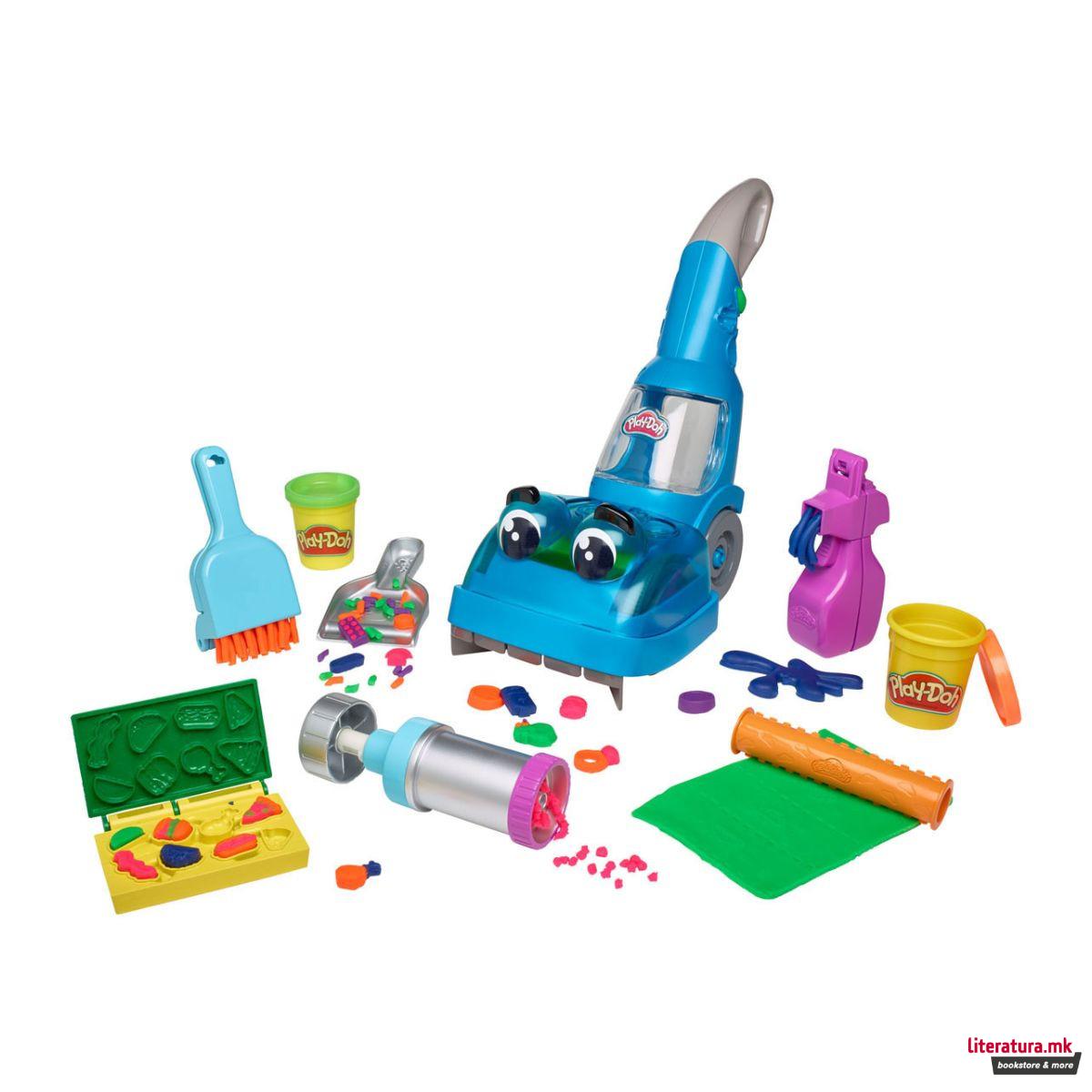 Креативен сет за игра, Play-Doh - Zoom Zoom Vacuum'N Cleanup 