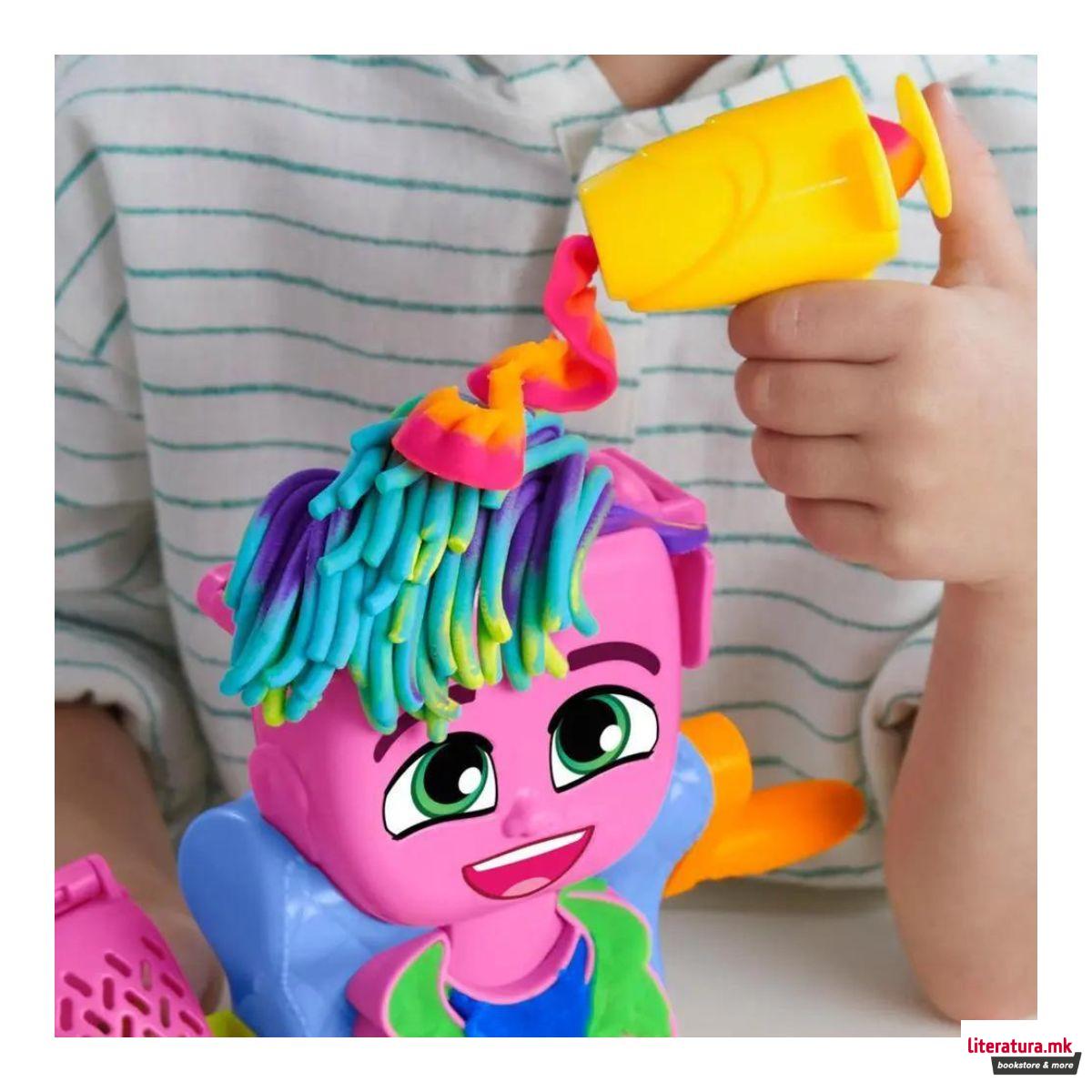 Креативен сет за игра, Play-Doh Hair Stylin' Salon Set 