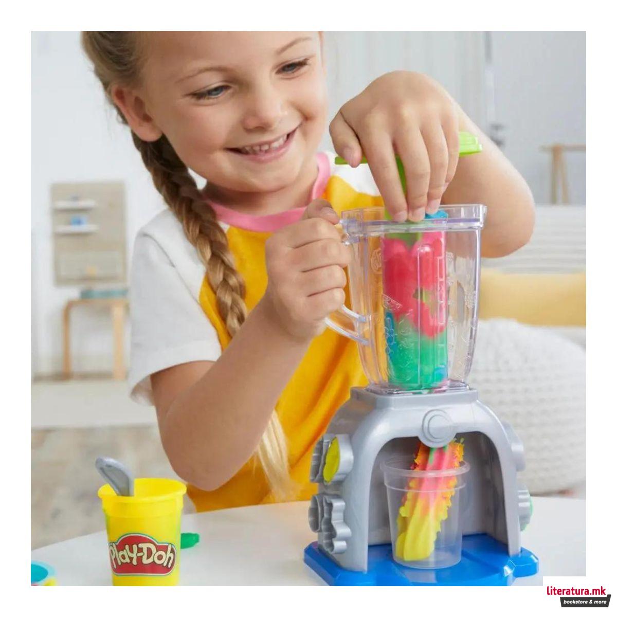 Креативен сет за игра, Play-Doh Swirlin' Smoothies Blender Playset 