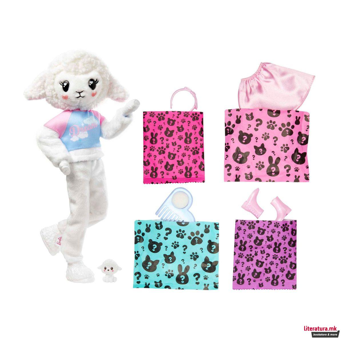 Барби кукла, Barbie: Cutie Reveal - Cozy Tees: Lamb 