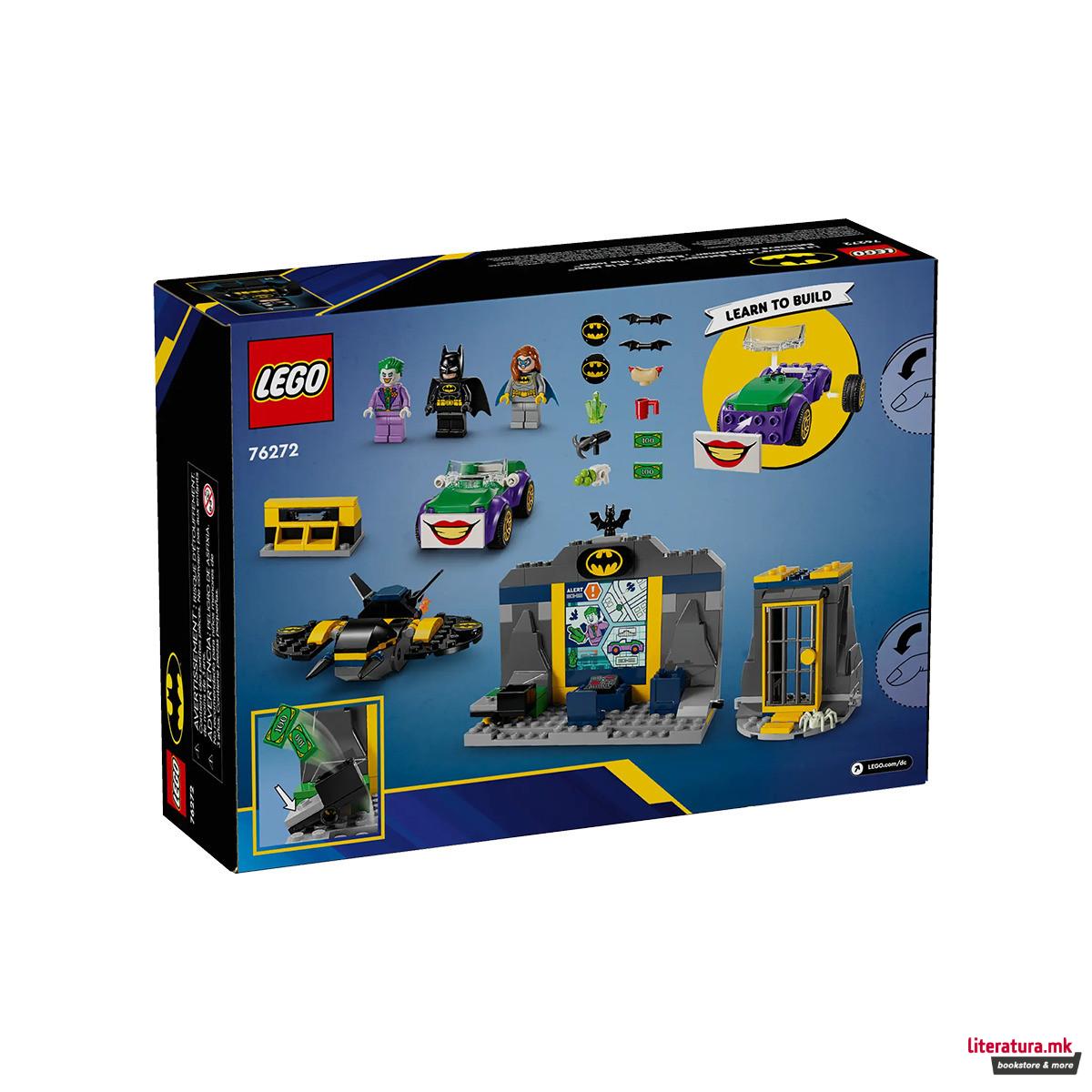 LEGO коцки, DC: Batman, The Batcave™ with Batman™, Batgirl™ and The Joker™ 