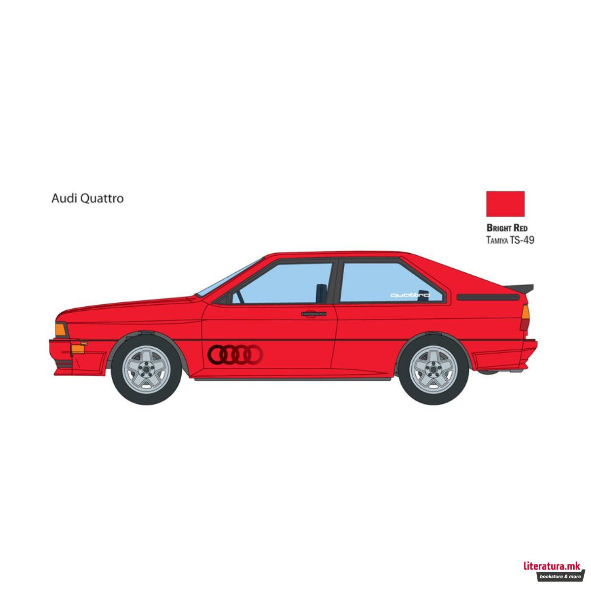 Макета, Audi Quattro, 1:24 