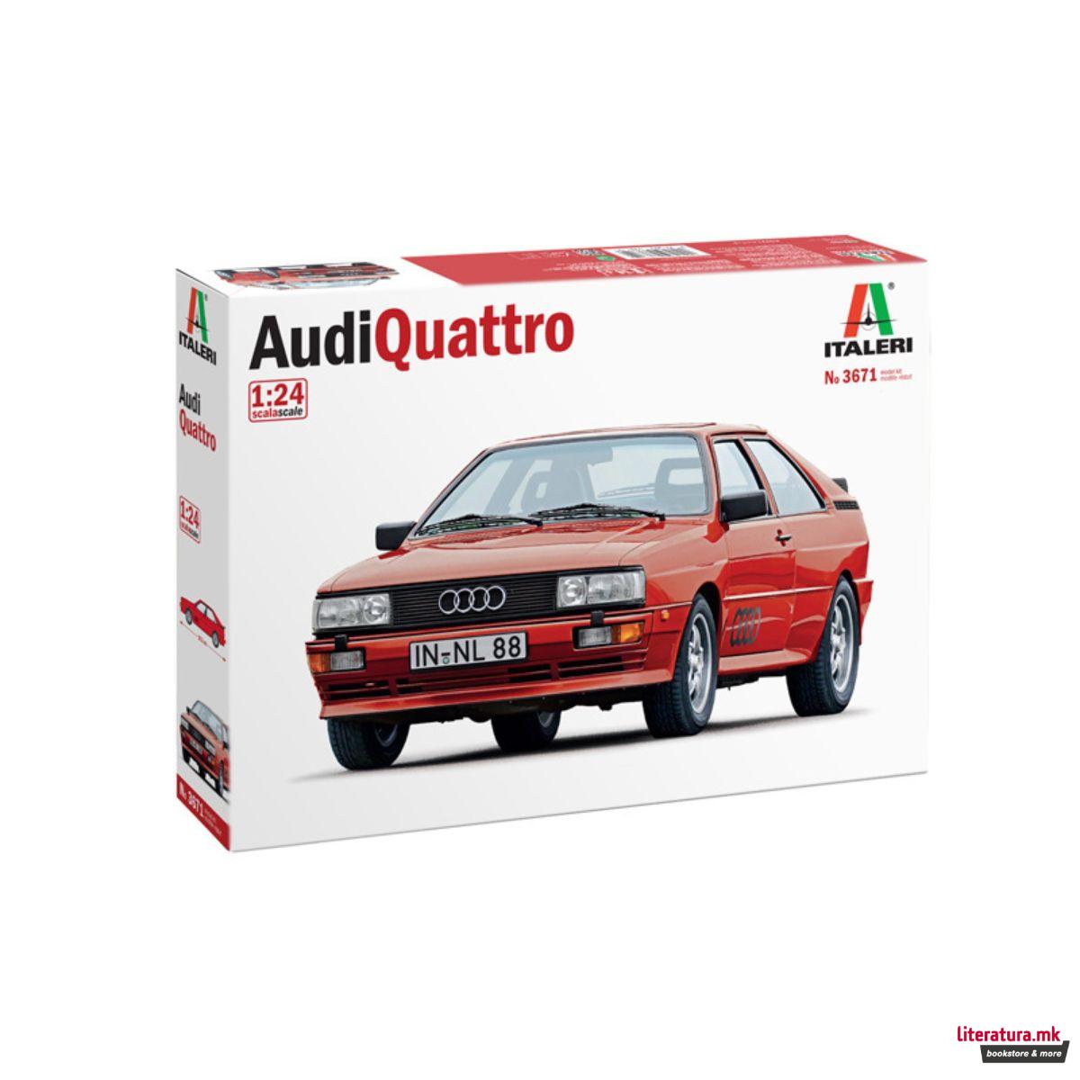 Макета, Audi Quattro, 1:24 