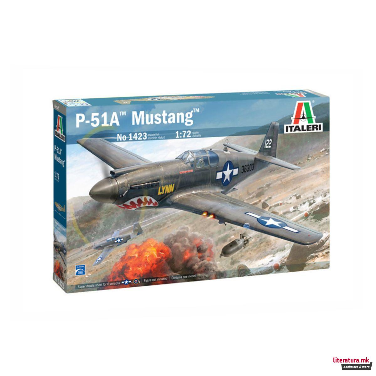 Макета, P-51A Mustang, 1:72 