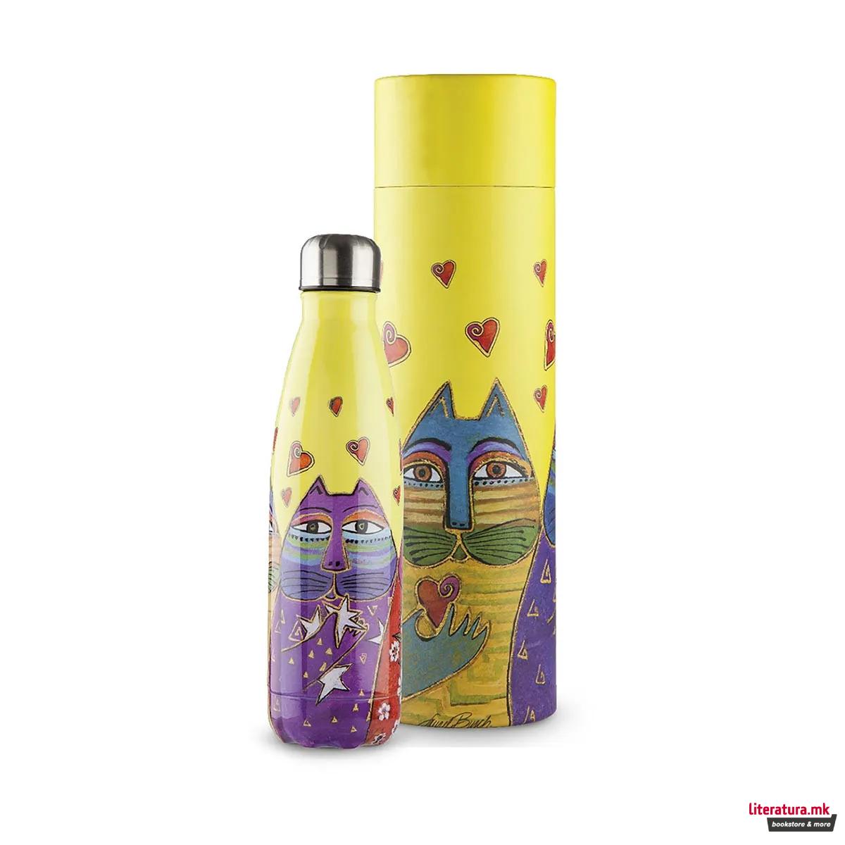 Термос, Laurel Burch - Jungle Songs, жолт, 500ml 